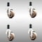 Service Caster 3 Inch 316SS High Temp Glass Filled Nylon 1-1/4 Inch Expanding Stem Caster Set SCC-SS316EX20S314-GFNSHT-114-4 - alternate 1